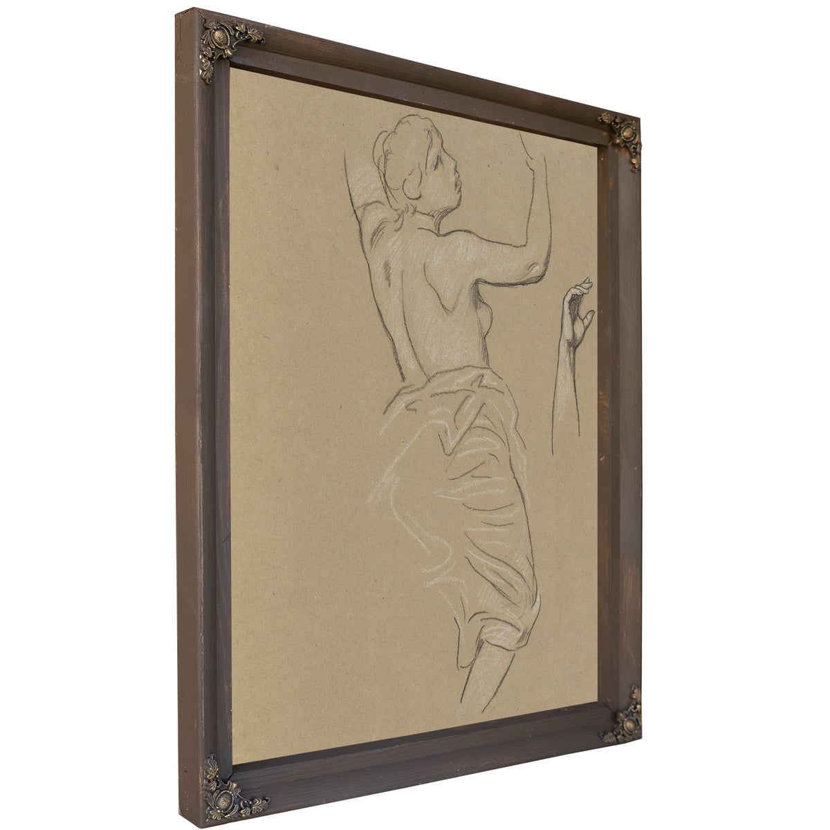 Study Figure Autumn Ca 1893 By Elihu Vedder