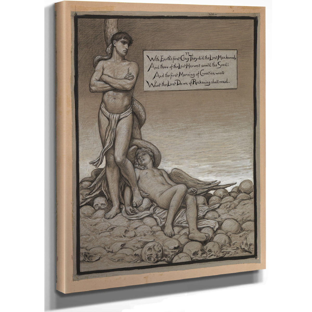 The Last Man 1883 1884 By Elihu Vedder
