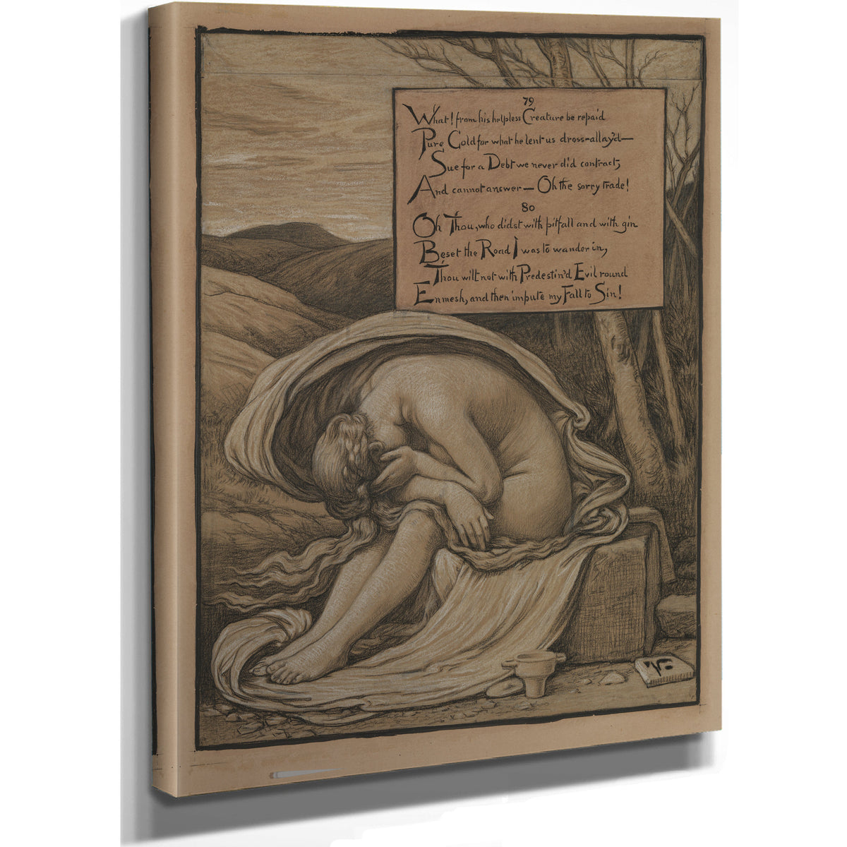 The Magdalen 1883 1884 By Elihu Vedder