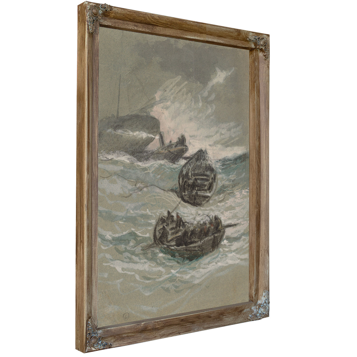 The Shipwreck C 1880 By Elihu Vedder