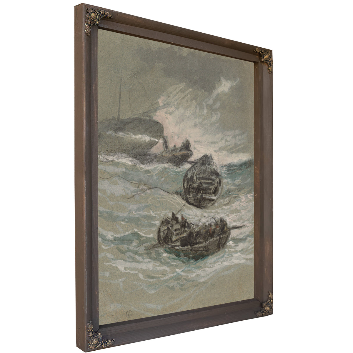 The Shipwreck C 1880 By Elihu Vedder