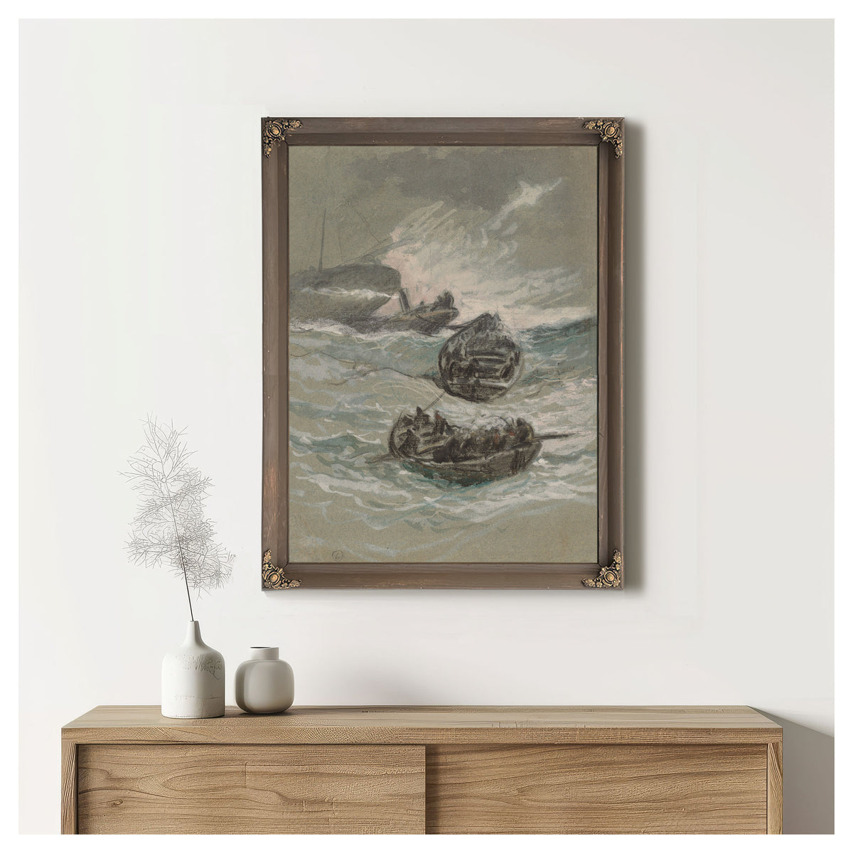 The Shipwreck C 1880 By Elihu Vedder