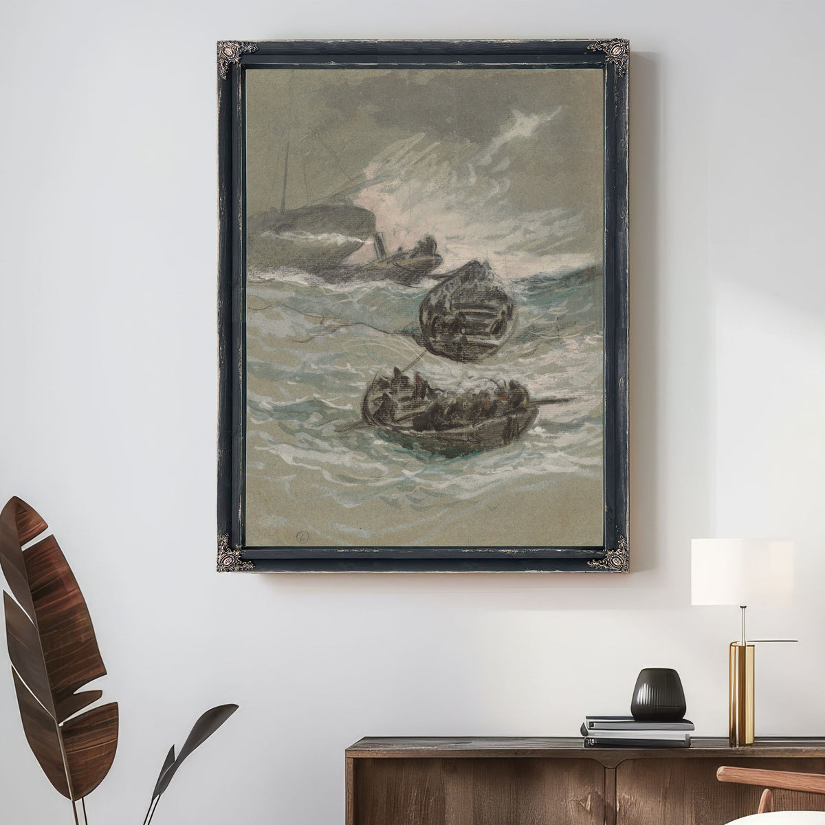 The Shipwreck C 1880 By Elihu Vedder