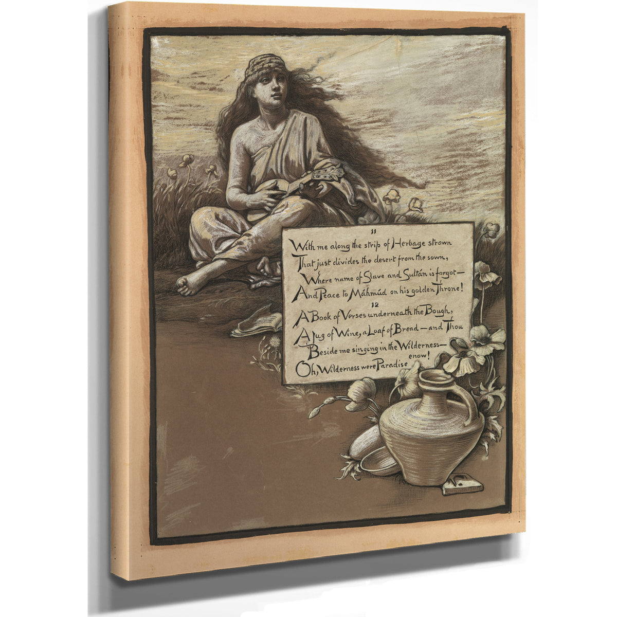 The Song the Wilderness 1883 1884 By Elihu Vedder