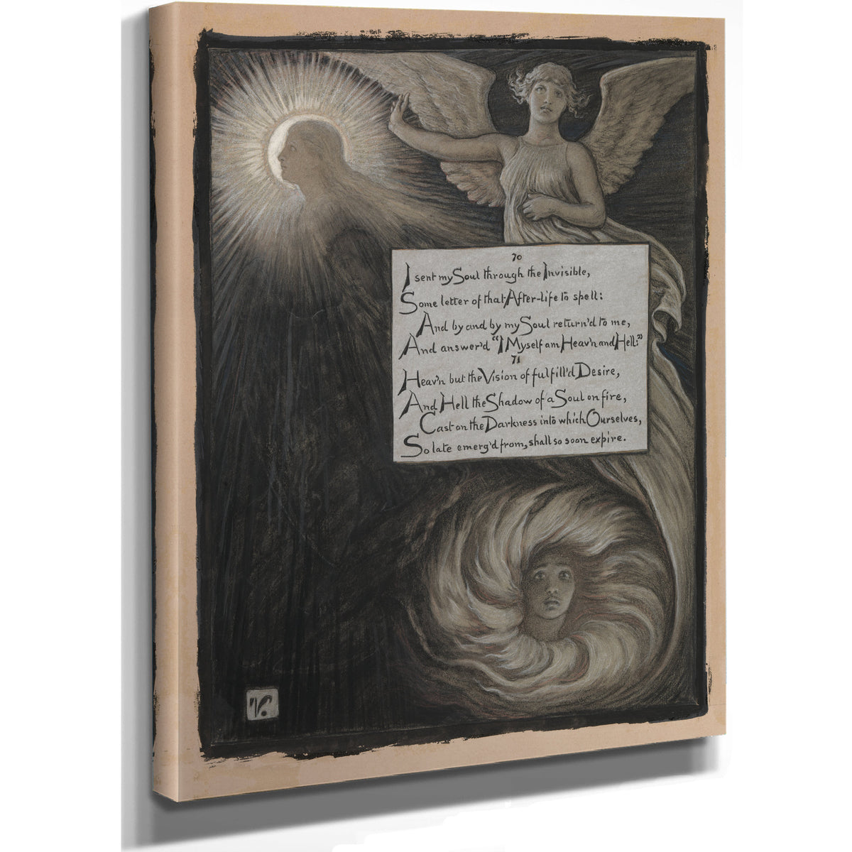 The Souls Answer 1883 1884 By Elihu Vedder