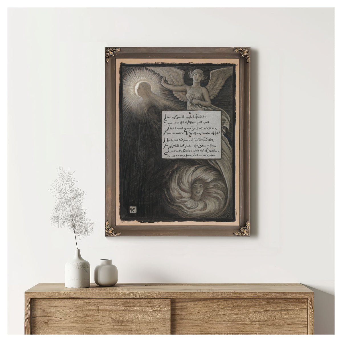 The Souls Answer 1883 1884 By Elihu Vedder