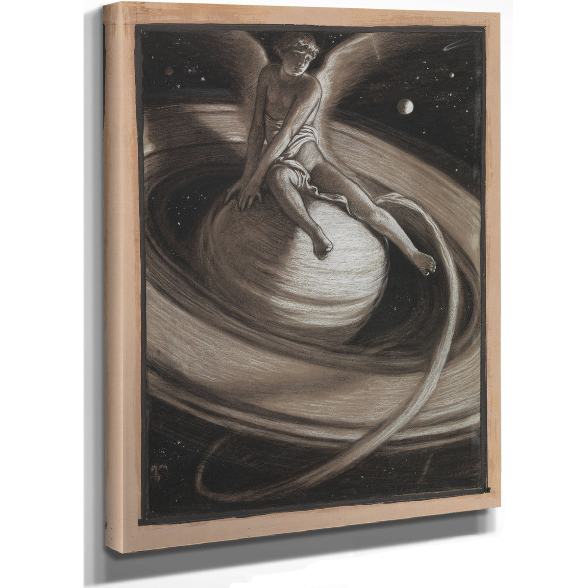 The Throne Saturn 1883 1884 By Elihu Vedder