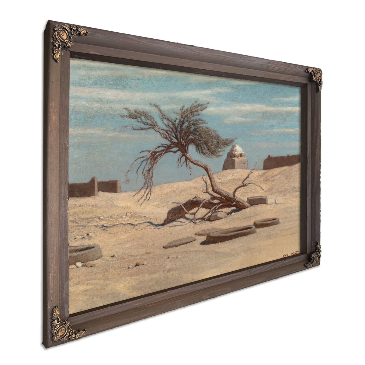 Tree Graves the Way to Tel El Armano By Elihu Vedder