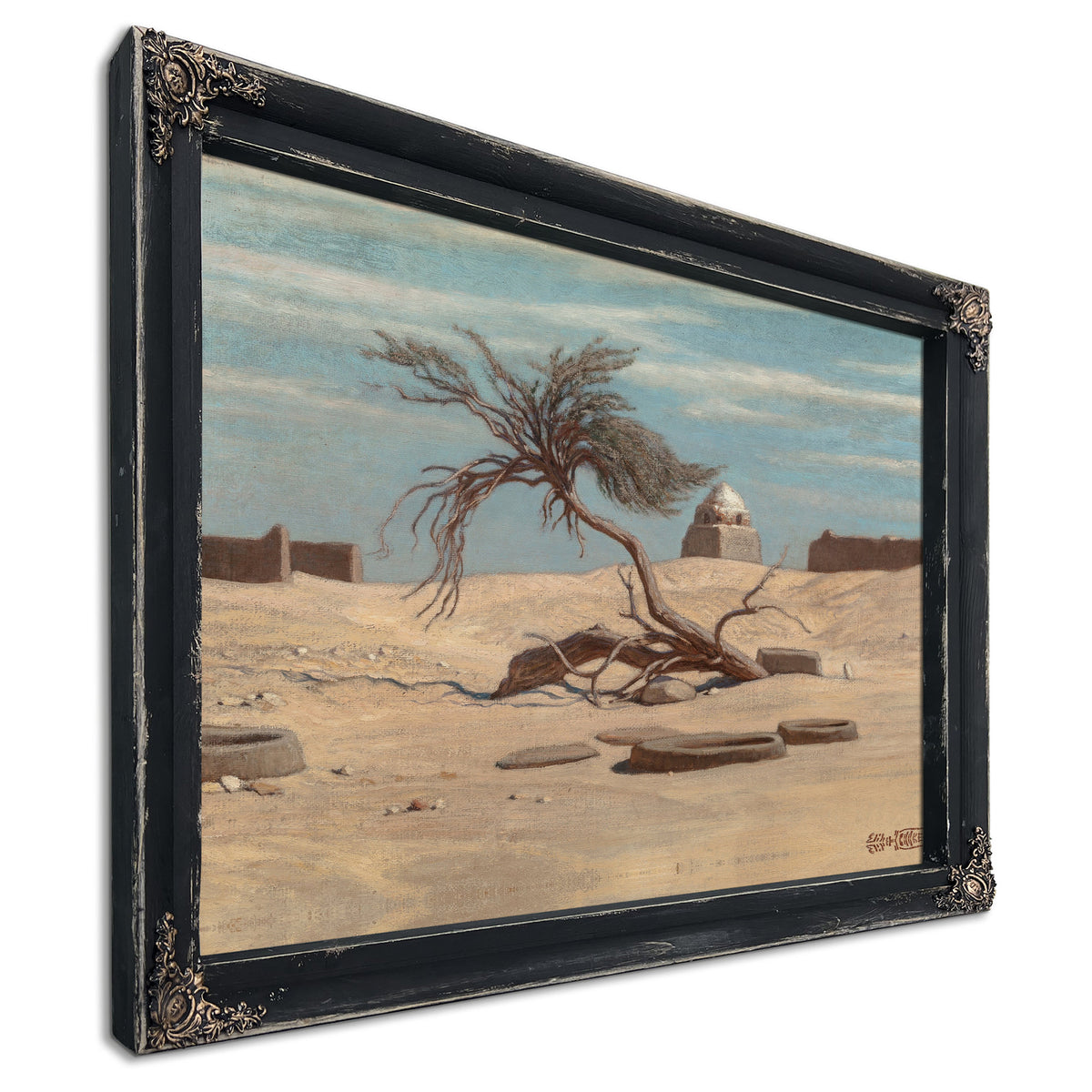 Tree Graves the Way to Tel El Armano By Elihu Vedder