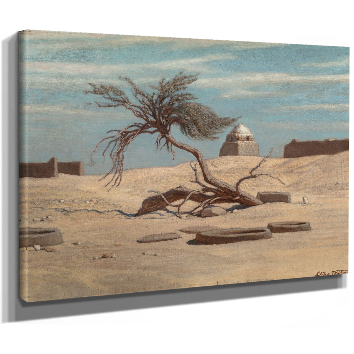 Tree Graves the Way to Tel El Armano By Elihu Vedder