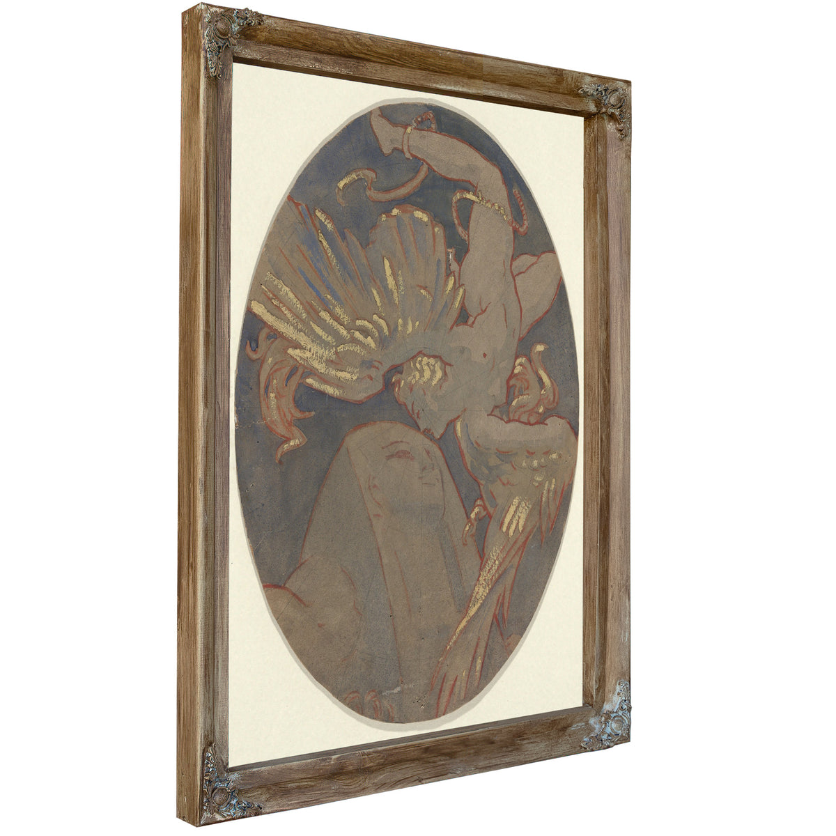 Viterbo Copy Rondel Sargents Ceiling By Elihu Vedder