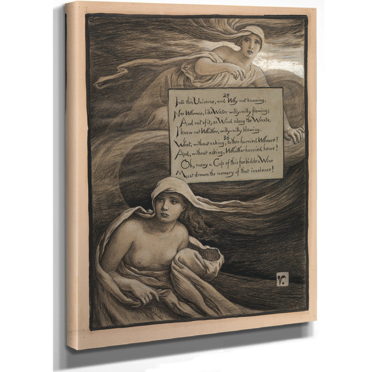 Whence Whither 1883 1884 By Elihu Vedder