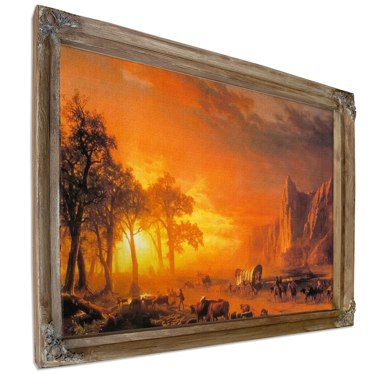 Emigrants Crossing The Plains By Albert Bierstadt