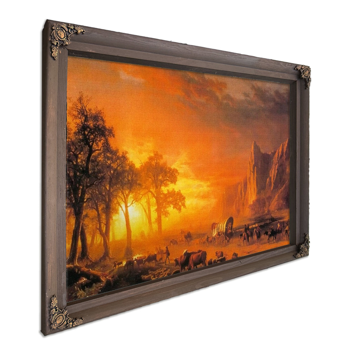 Emigrants Crossing The Plains By Albert Bierstadt