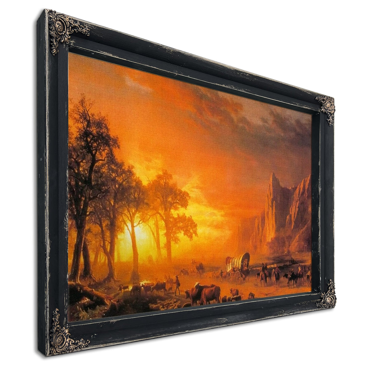 Emigrants Crossing The Plains By Albert Bierstadt