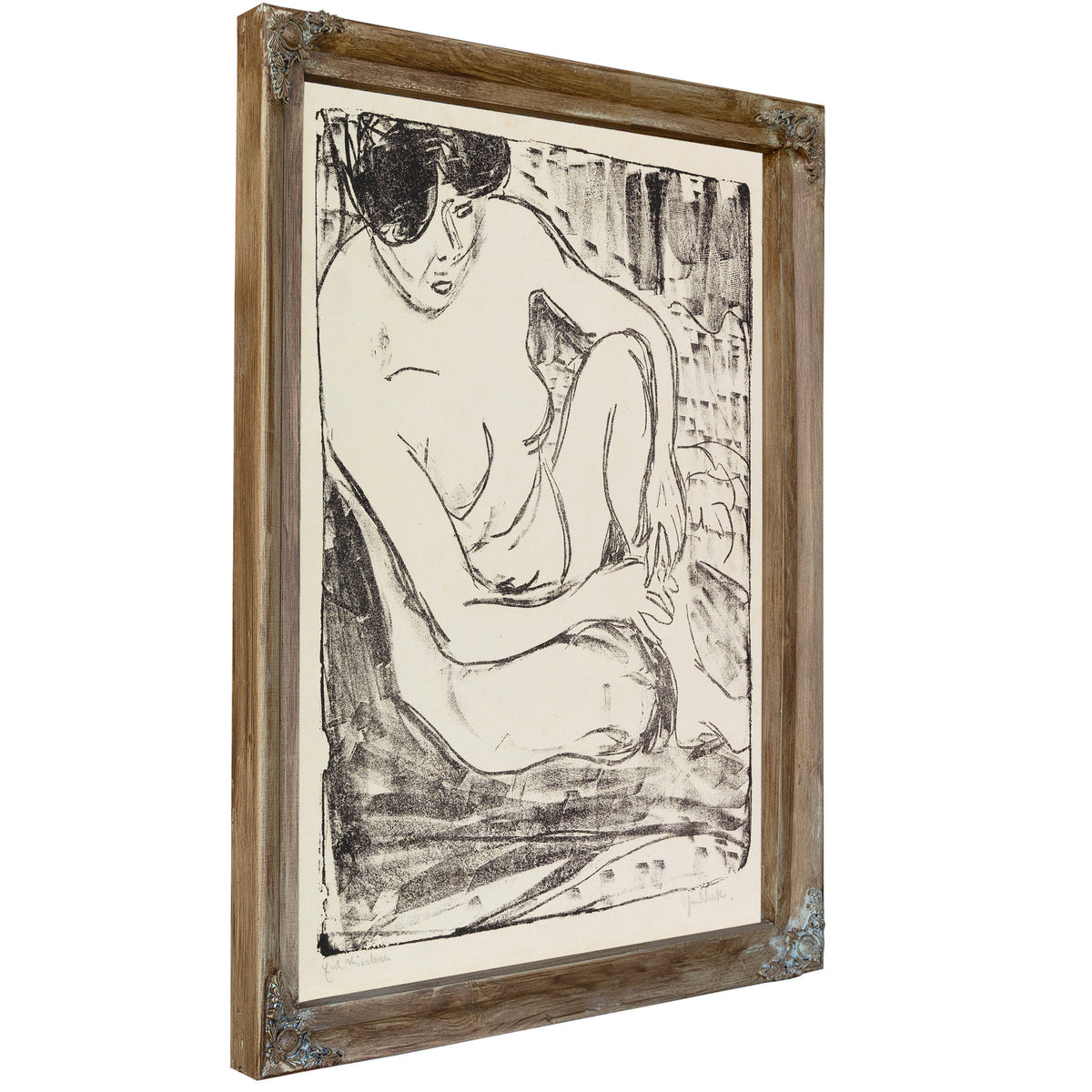 Aktstudie 1907 By Ernst Ludwig Kirchner