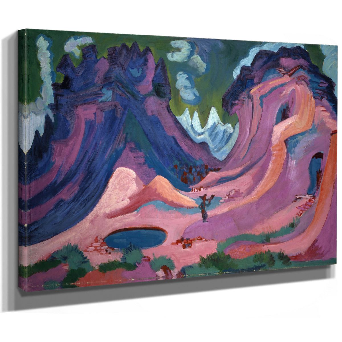 Amselfluh 1922 By Ernst Ludwig Kirchner