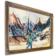 Ansicht von Davos Landschaft Bei Davos By Ernst Ludwig Kirchner