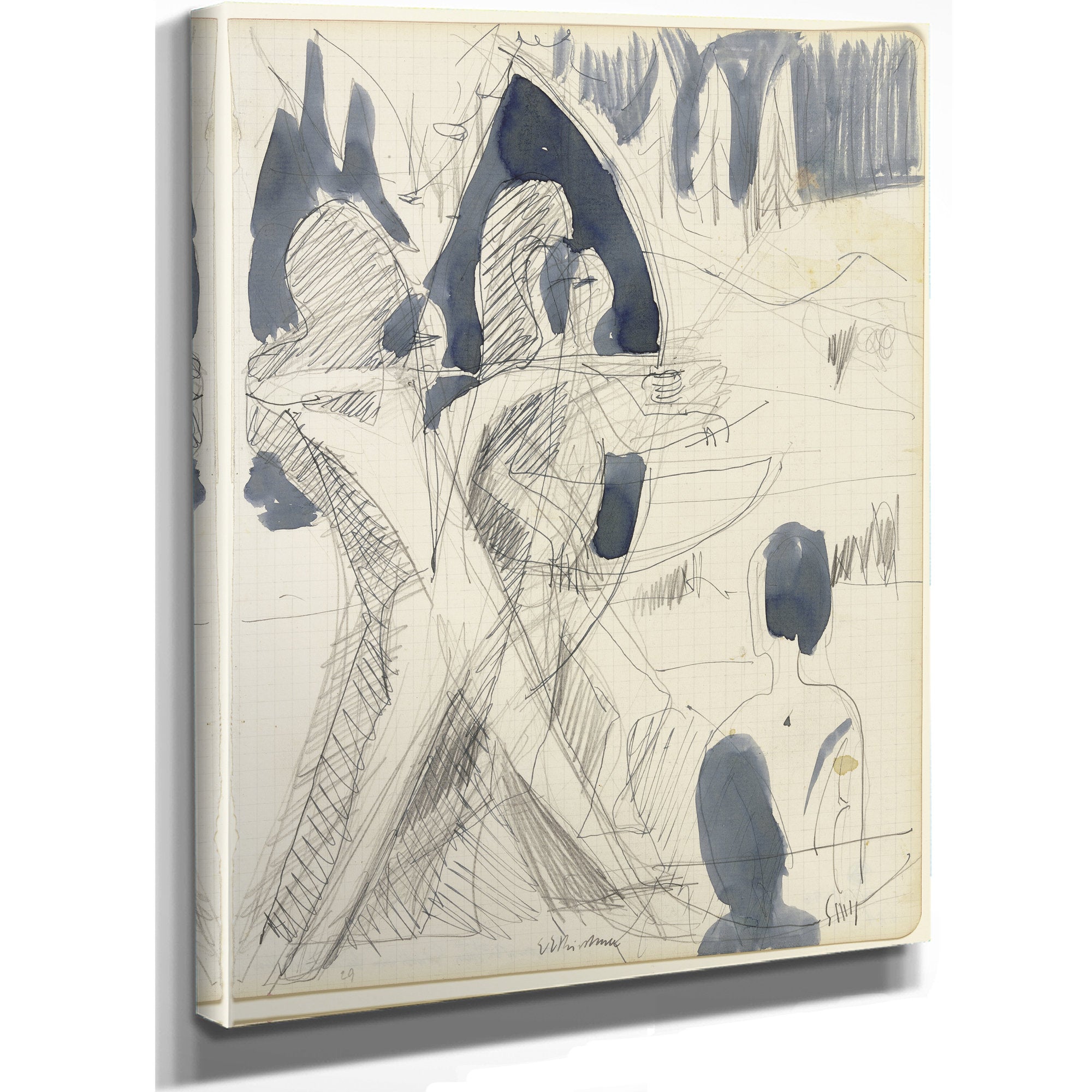 Archers Ca 1935 By Ernst Ludwig Kirchner