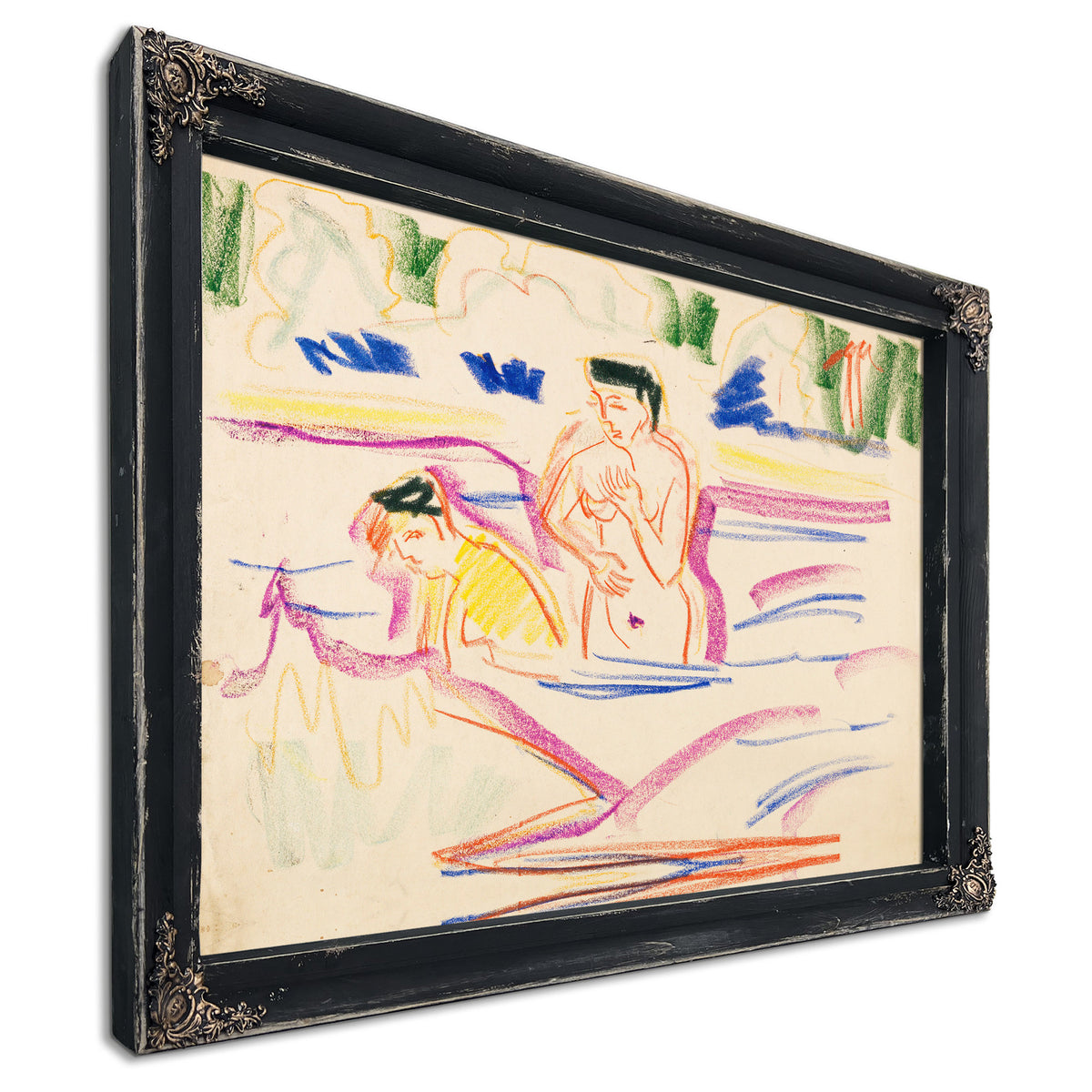 Badende Frauen 1909 By Ernst Ludwig Kirchner
