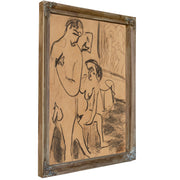 Badendes Paar Im Atelier 1908 By Ernst Ludwig Kirchner