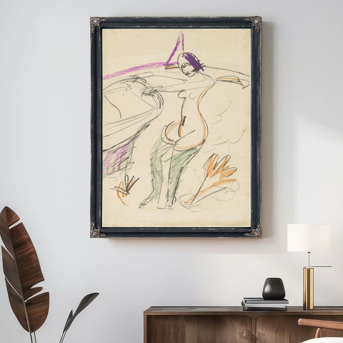 Bather 1912 1913 By Ernst Ludwig Kirchner