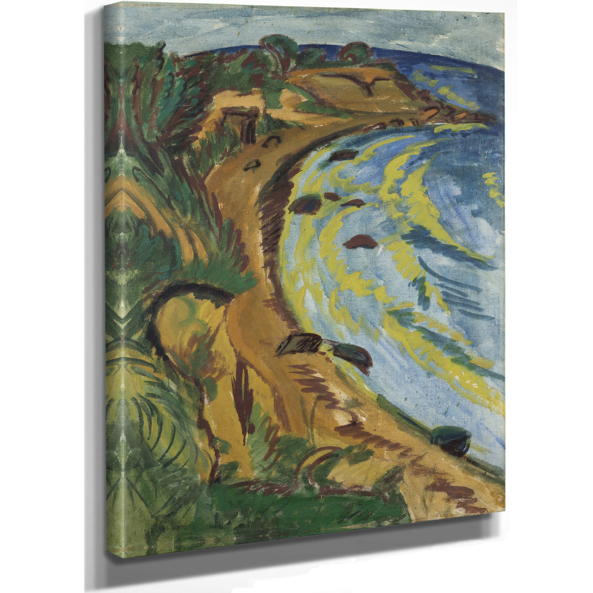 Bay the Coast Fehmarn 1913 By Ernst Ludwig Kirchner