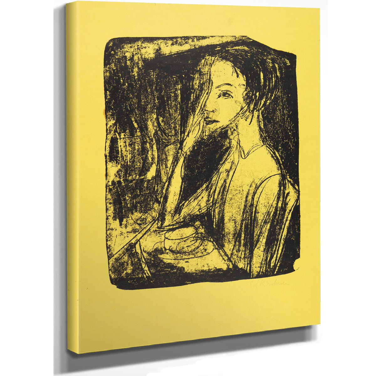 Bildnis Frau Nelly Fehr 1915 By Ernst Ludwig Kirchner