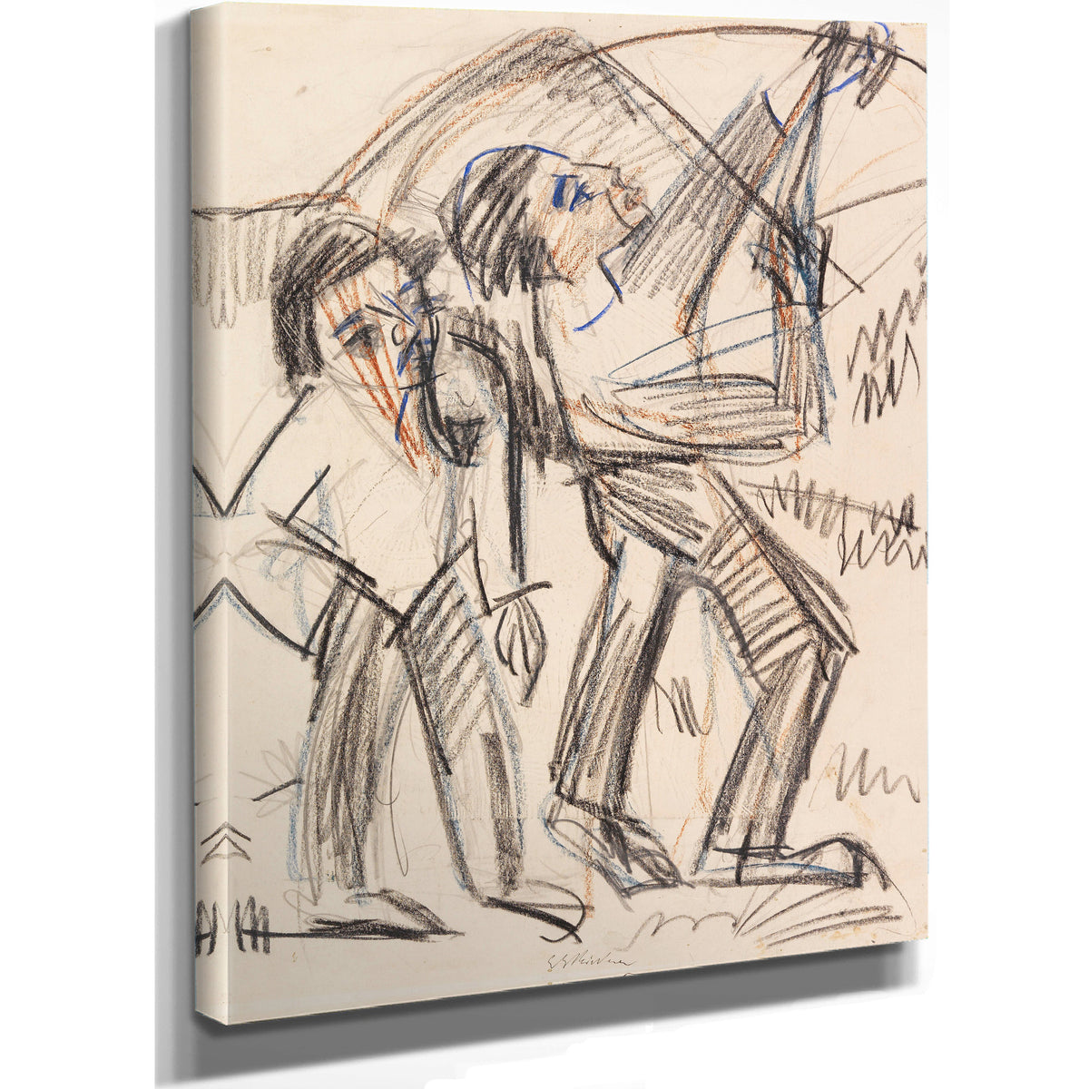 Bogenschutze 1920 By Ernst Ludwig Kirchner
