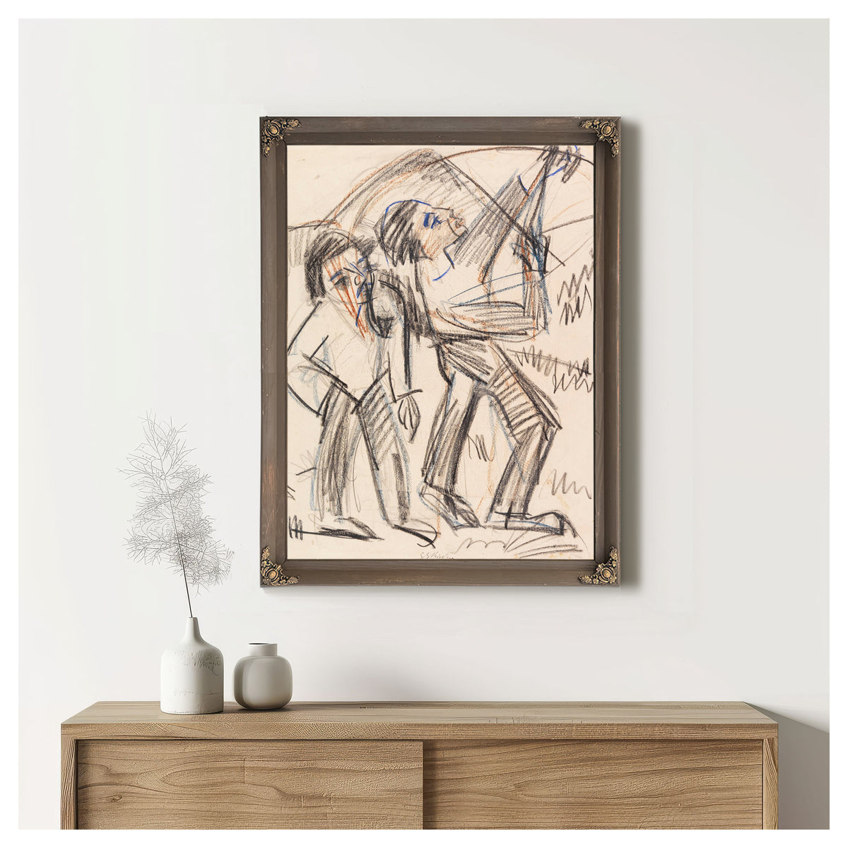 Bogenschutze 1920 By Ernst Ludwig Kirchner
