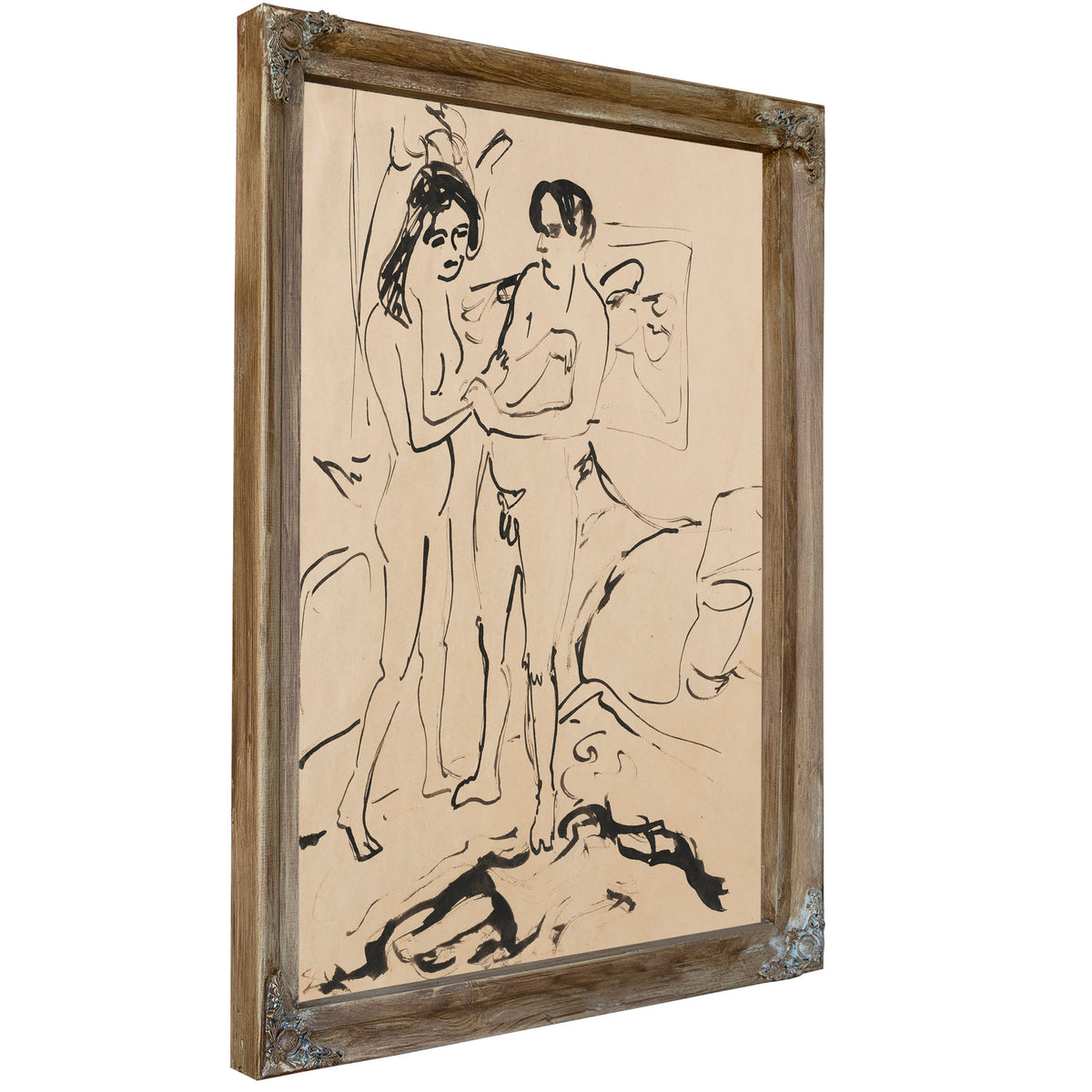 Das Paar 1909 By Ernst Ludwig Kirchner
