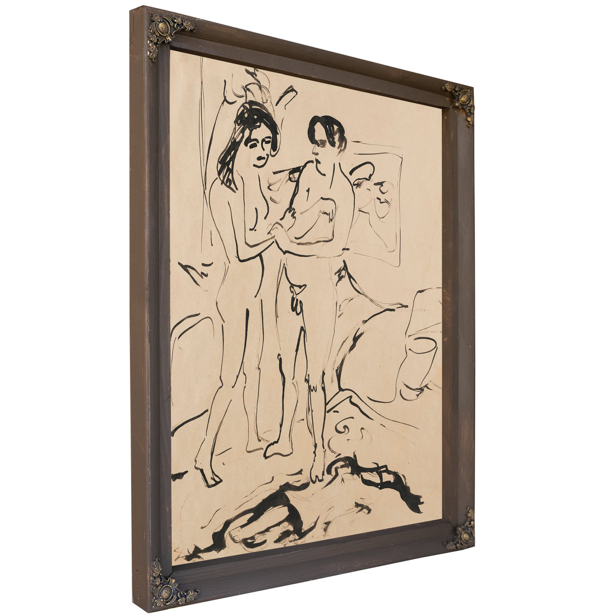 Das Paar 1909 By Ernst Ludwig Kirchner