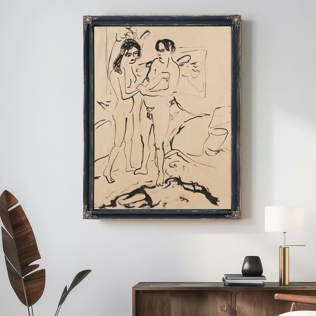 Das Paar 1909 By Ernst Ludwig Kirchner