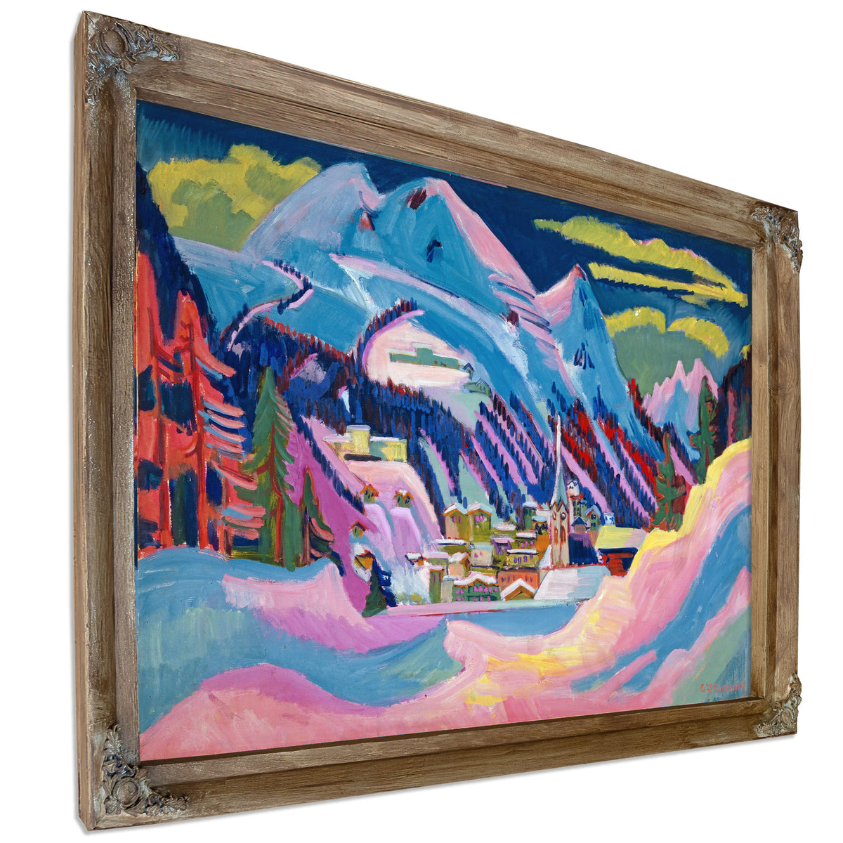 Davos Winter Davos Snow 1923 By Ernst Ludwig Kirchner