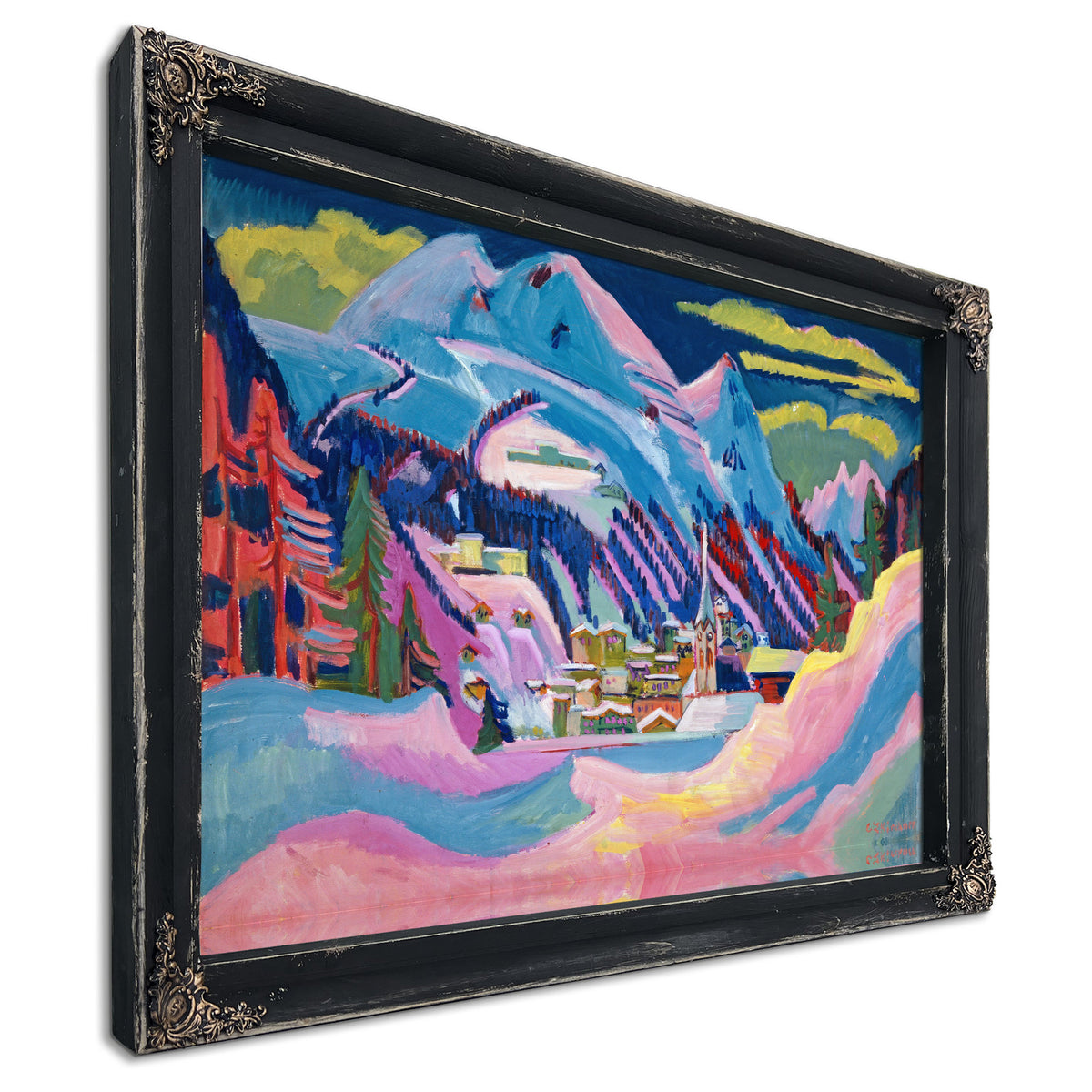 Davos Winter Davos Snow 1923 By Ernst Ludwig Kirchner