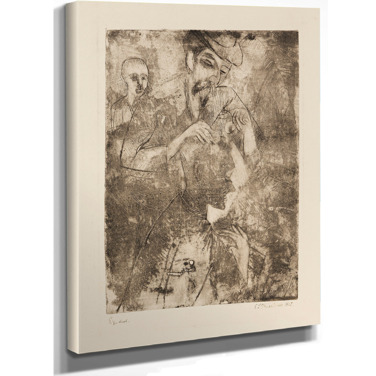 Der Friseur 1912 By Ernst Ludwig Kirchner