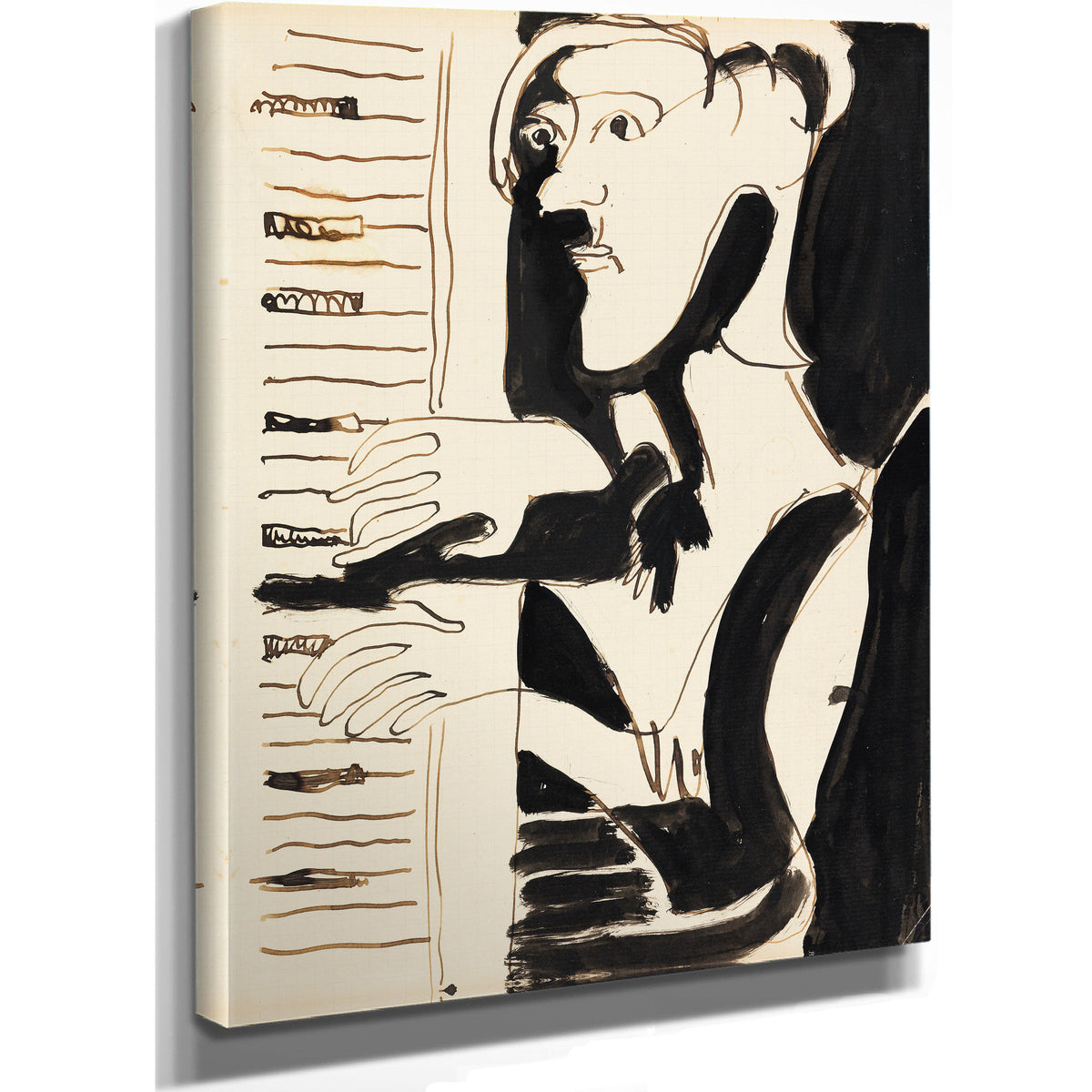 Der Orgelspieler Orgler von Spina By Ernst Ludwig Kirchner