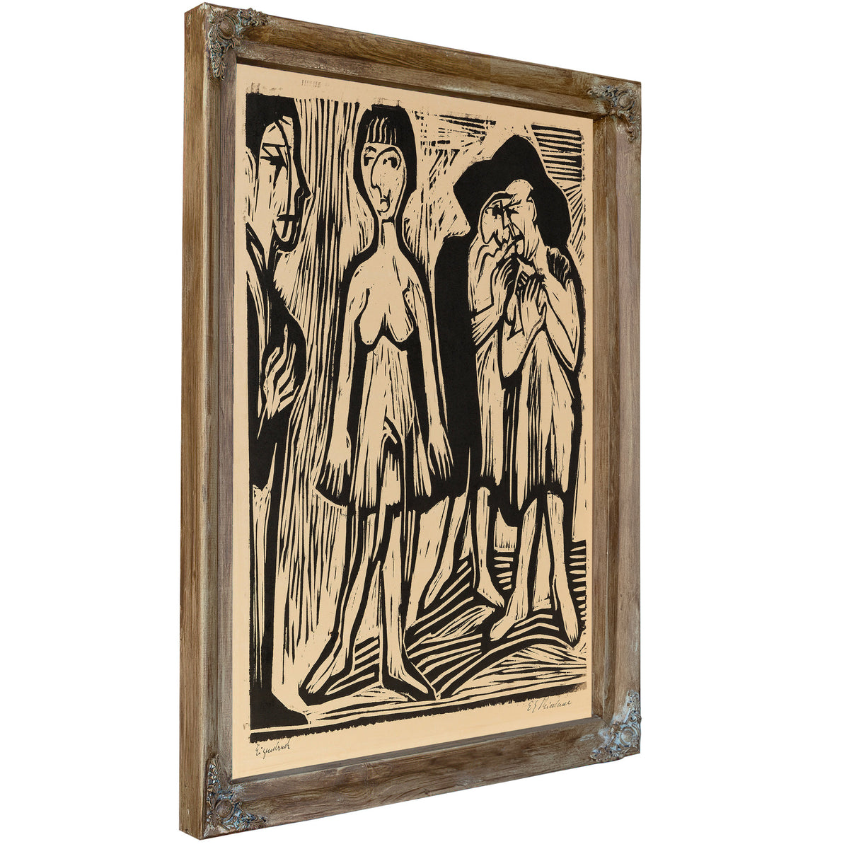 Die Entscheidung 1926 By Ernst Ludwig Kirchner