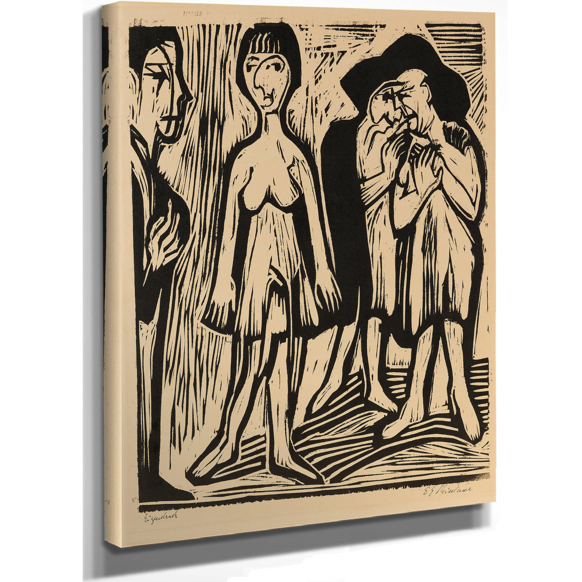 Die Entscheidung 1926 By Ernst Ludwig Kirchner
