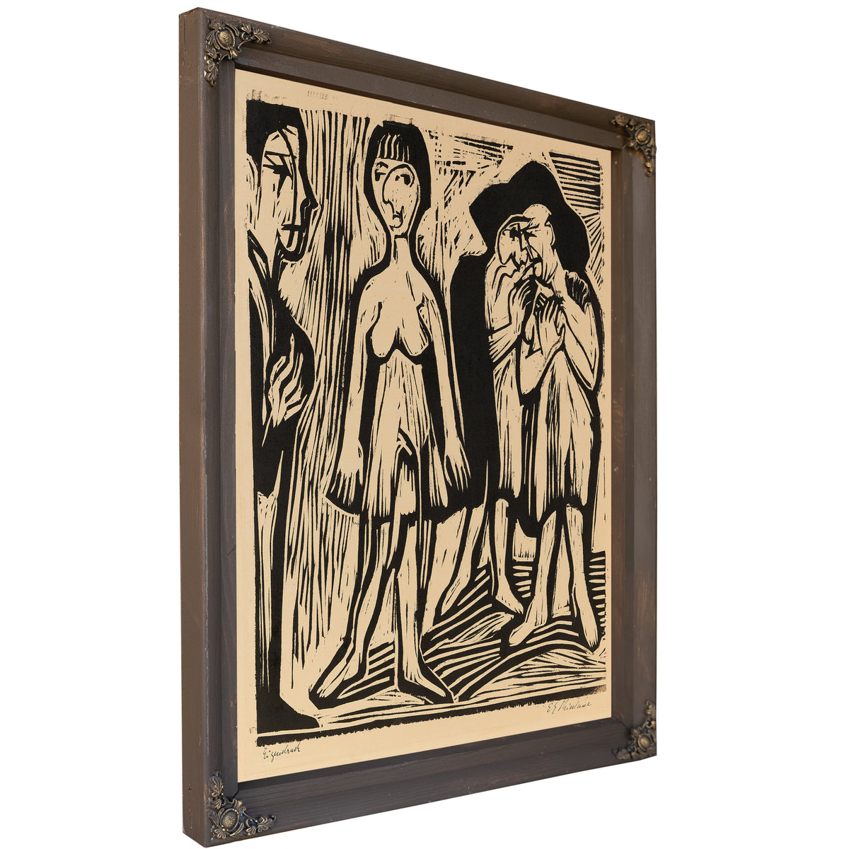 Die Entscheidung 1926 By Ernst Ludwig Kirchner