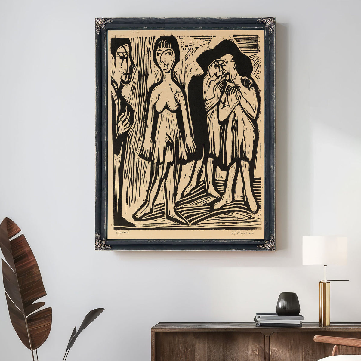 Die Entscheidung 1926 By Ernst Ludwig Kirchner