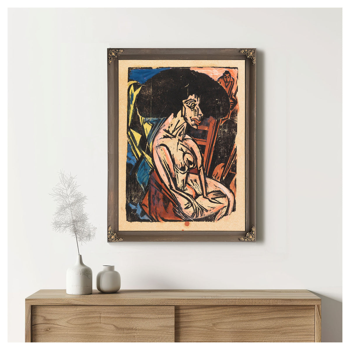 Die Geliebte 1915 By Ernst Ludwig Kirchner