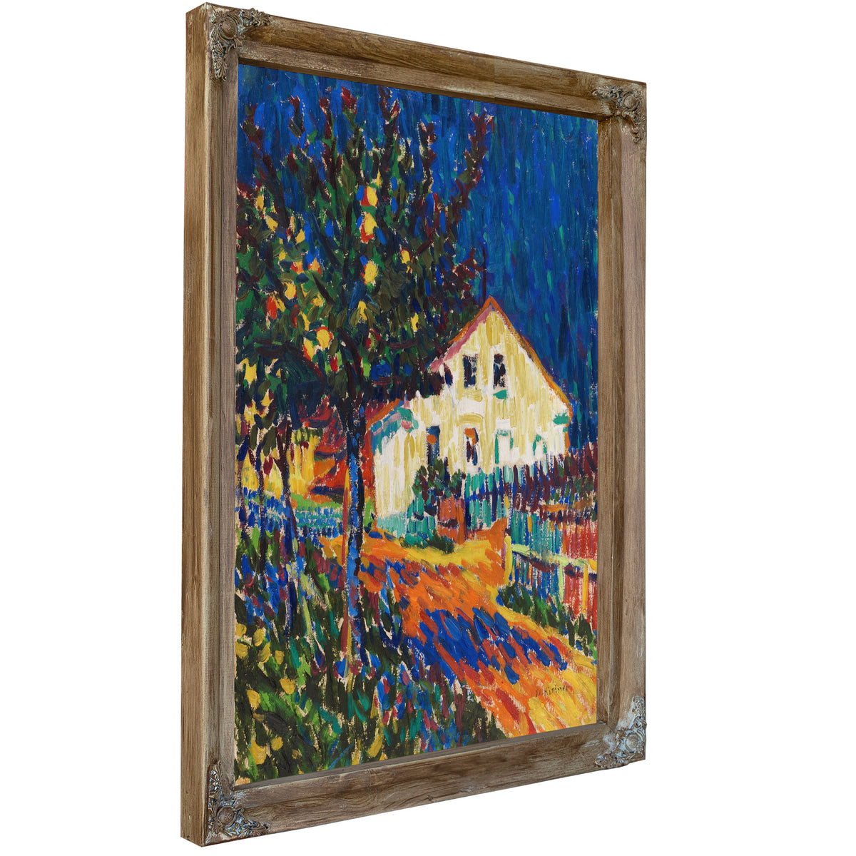 Dorfstrae Mit Apfelbaumen 1907 By Ernst Ludwig Kirchner
