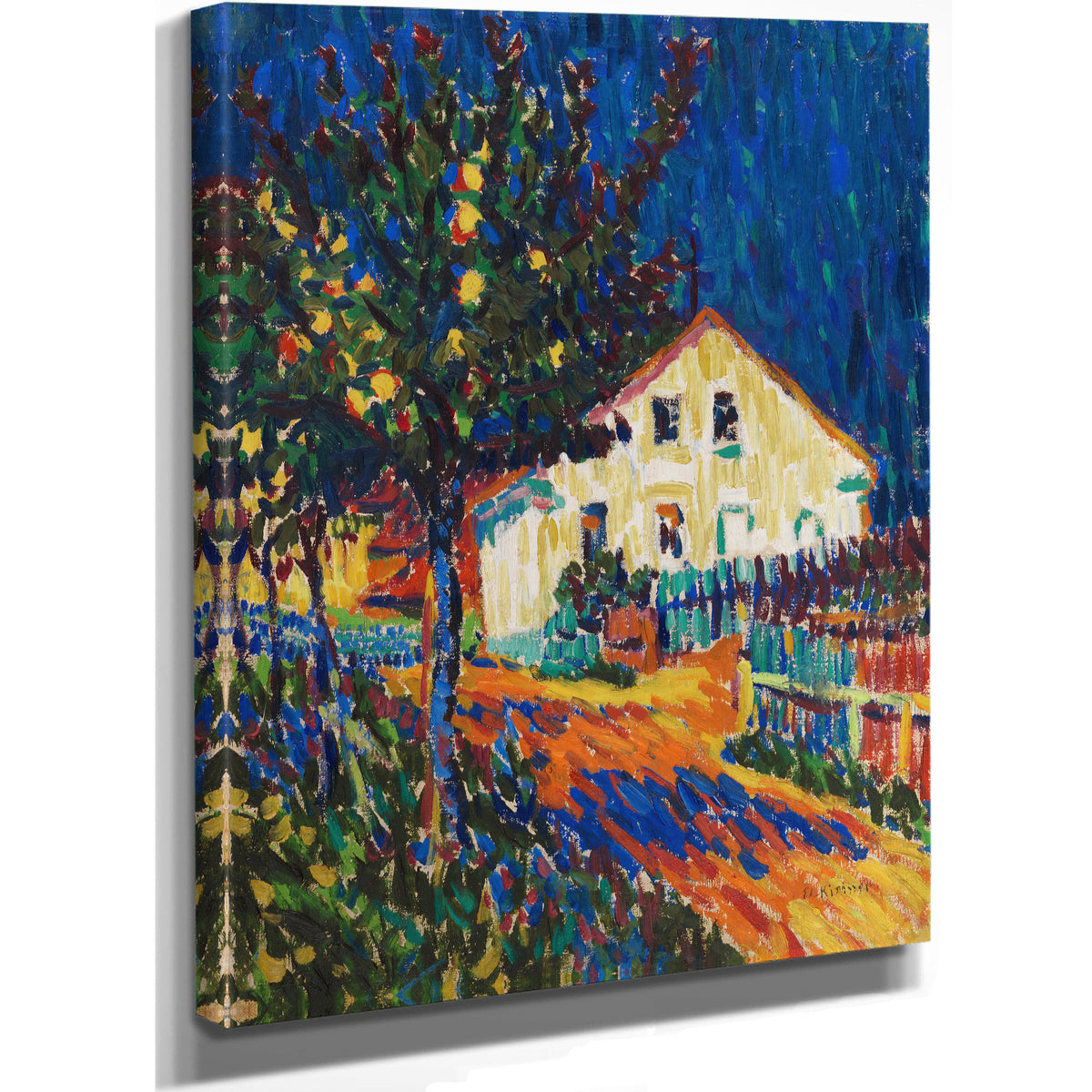 Dorfstrae Mit Apfelbaumen 1907 By Ernst Ludwig Kirchner