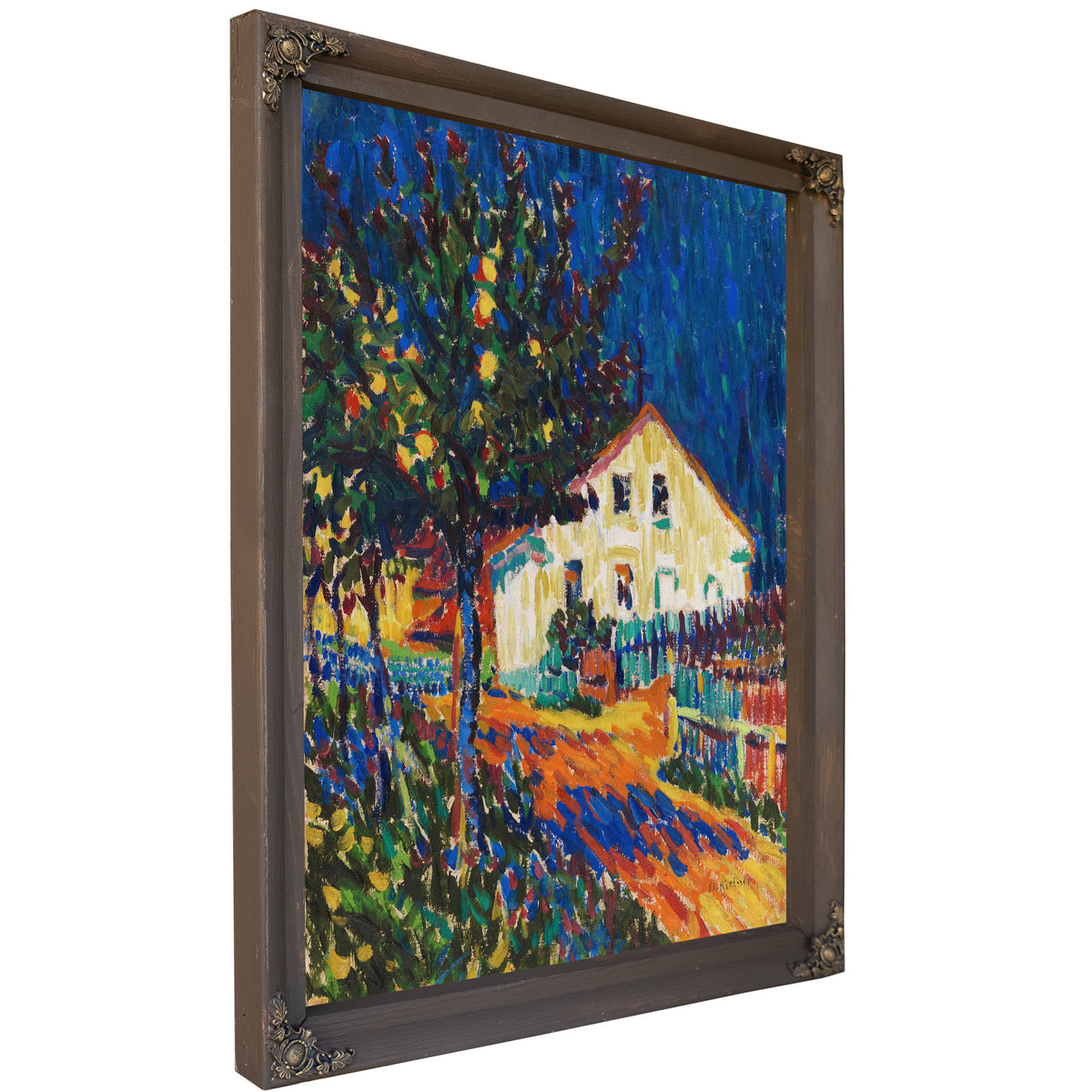 Dorfstrae Mit Apfelbaumen 1907 By Ernst Ludwig Kirchner