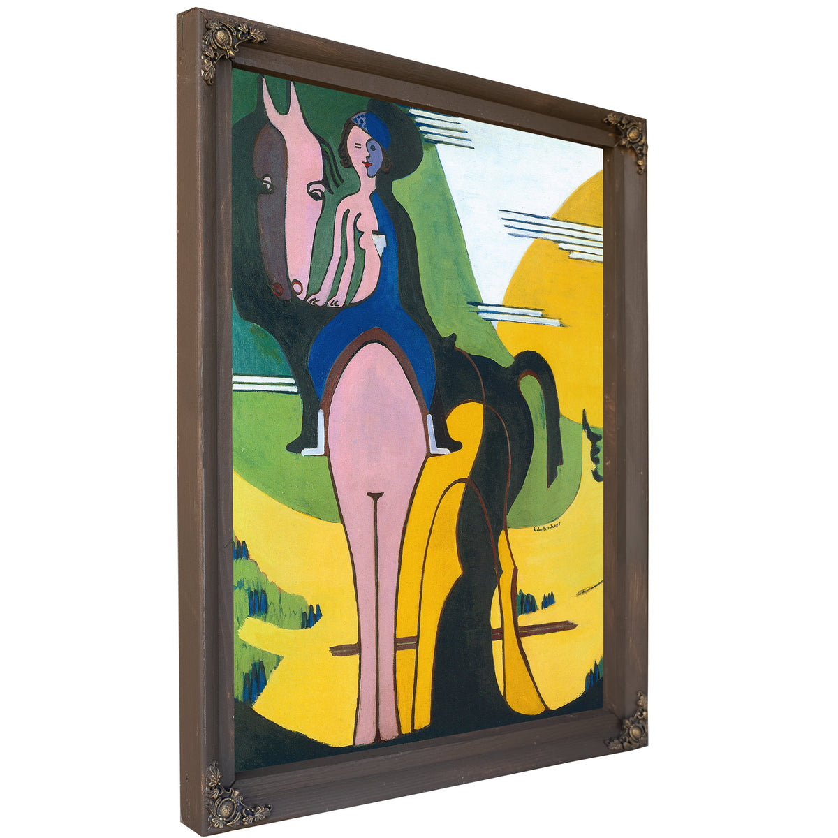 Female Rider 1931 1932 By Ernst Ludwig Kirchner
