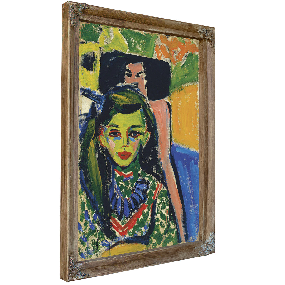 Franzi Front Carved Chair 1910 By Ernst Ludwig Kirchner