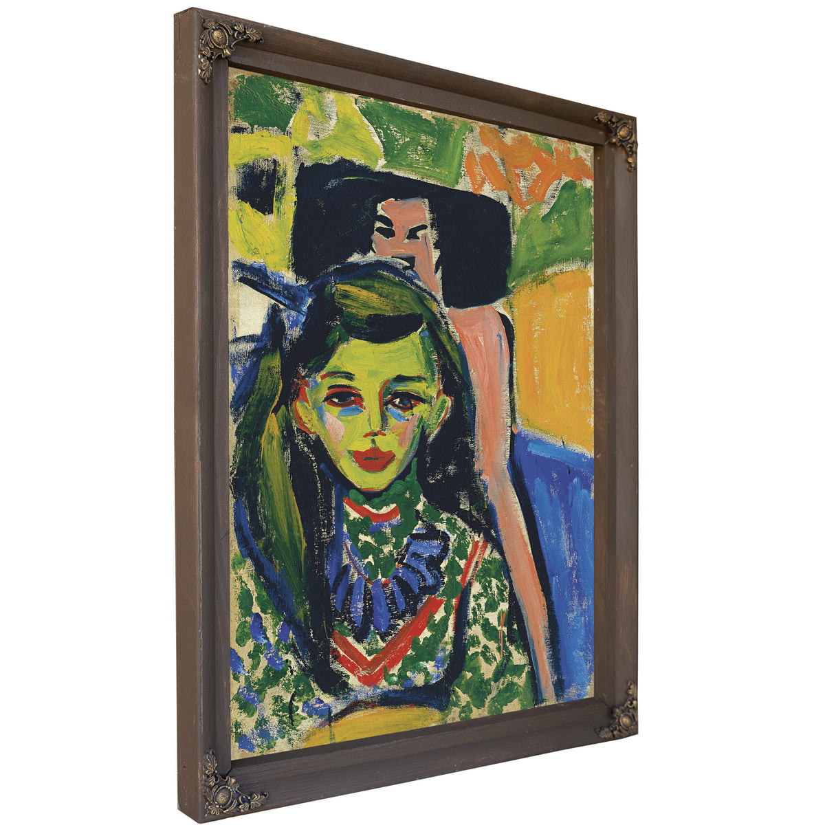 Franzi Front Carved Chair 1910 By Ernst Ludwig Kirchner