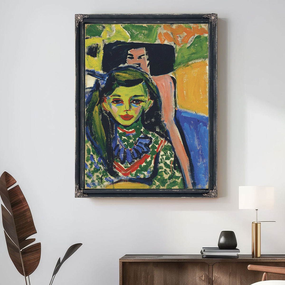 Franzi Front Carved Chair 1910 By Ernst Ludwig Kirchner