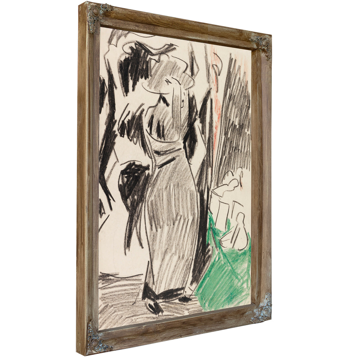 Frau Vor Dem Spiegel 1910 By Ernst Ludwig Kirchner